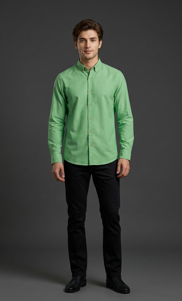 Light Green Casual Shirt
