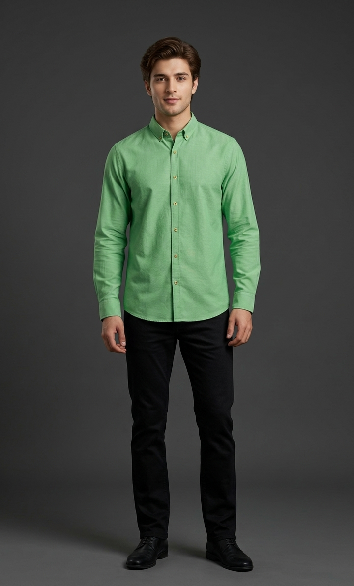 Light Green Casual Shirt