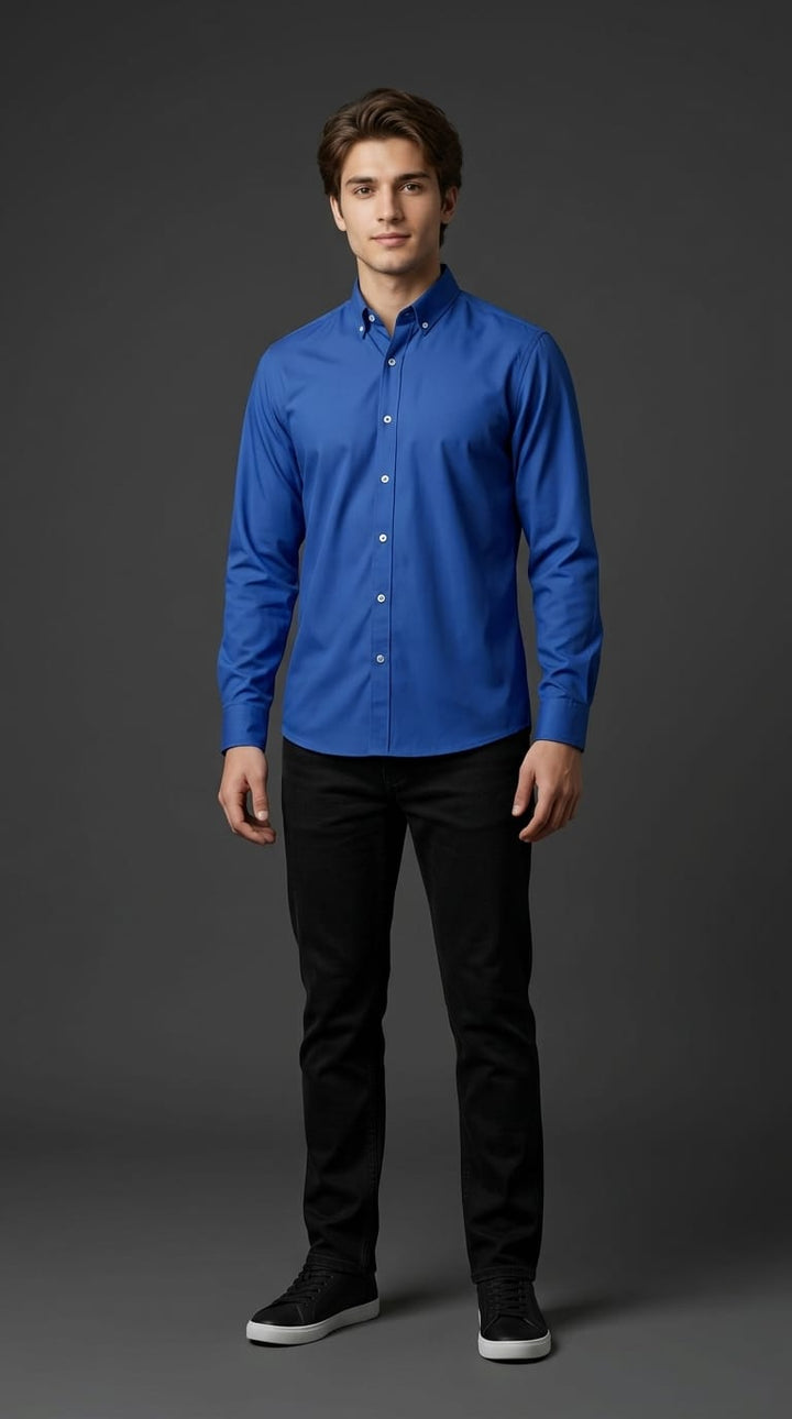 Blue Casual Shirt