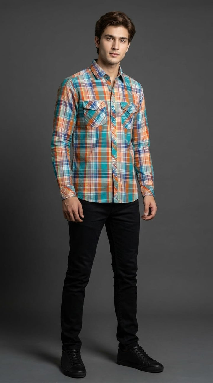 Multi Check Casual Shirt