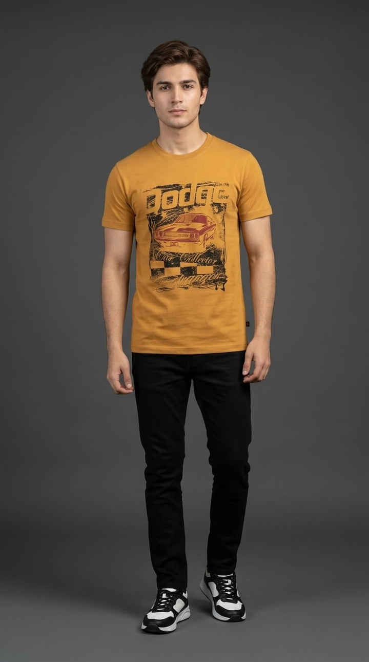 Dodge Graphic Tee Mustard