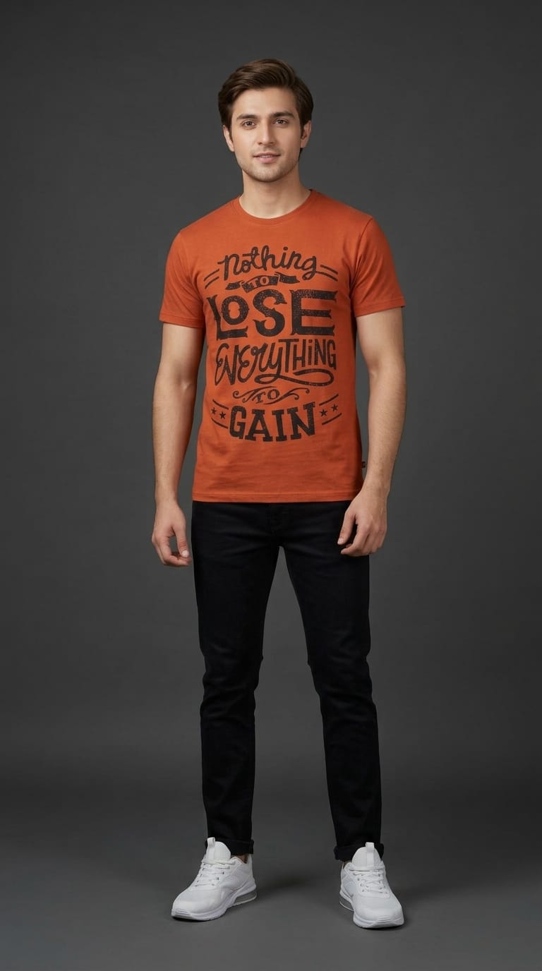 Nothing to Lose Orange Tee