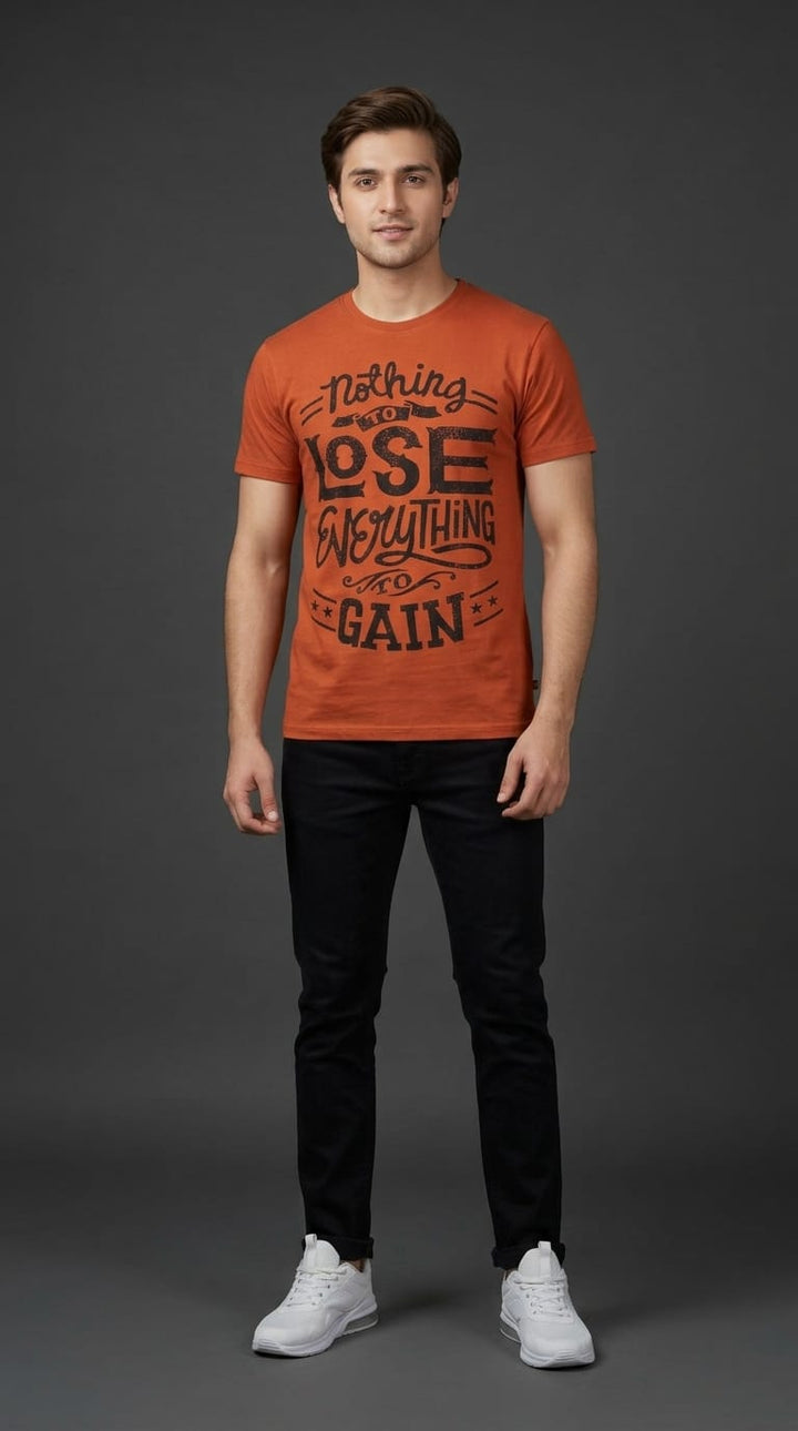 Nothing to Lose Orange Tee