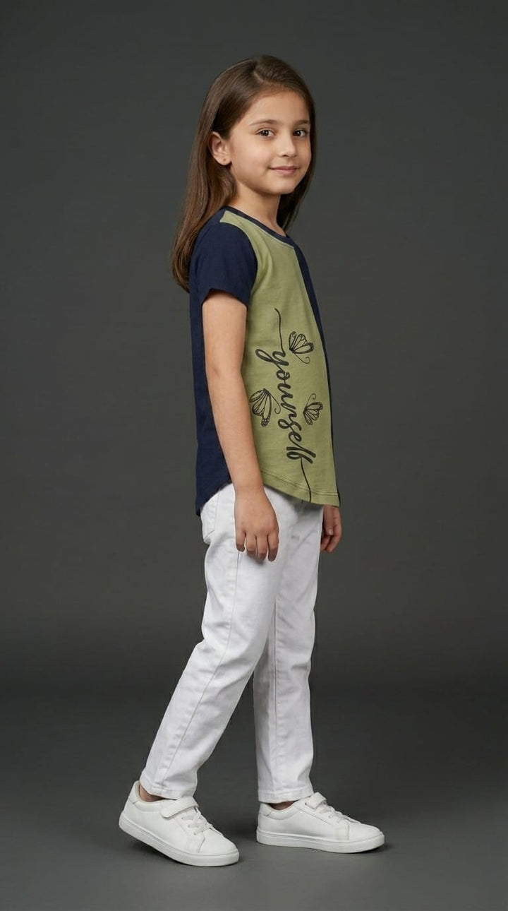 Girls Butterfly Graphic Tee