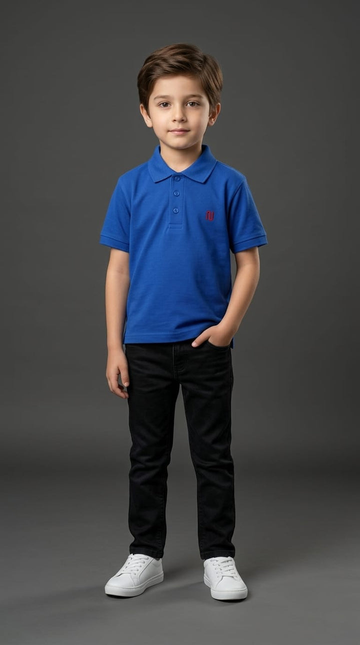 Boys Blue Polo Shirt