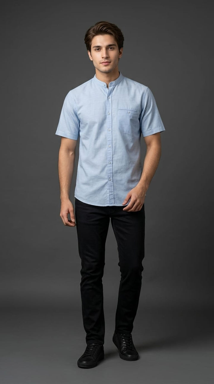 Sky Blue Casual Shirt