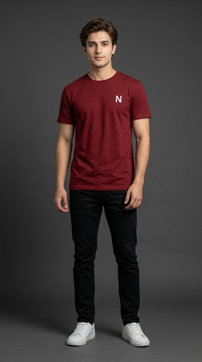 Maroon Logo Tee
