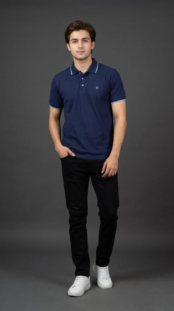 Classic Navy Blue Polo