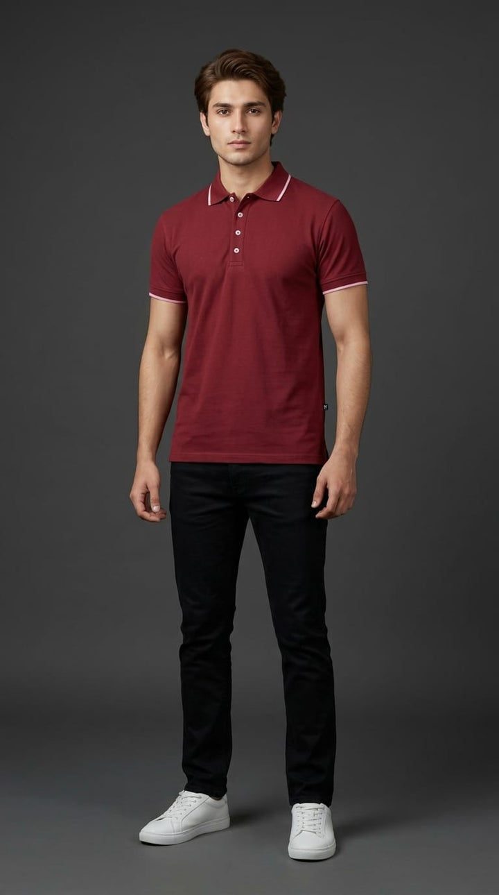 Classic Maroon Polo