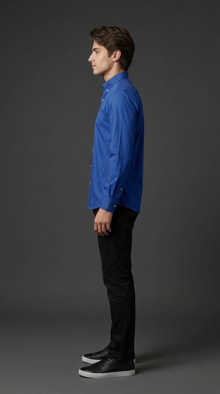 Blue Casual Shirt
