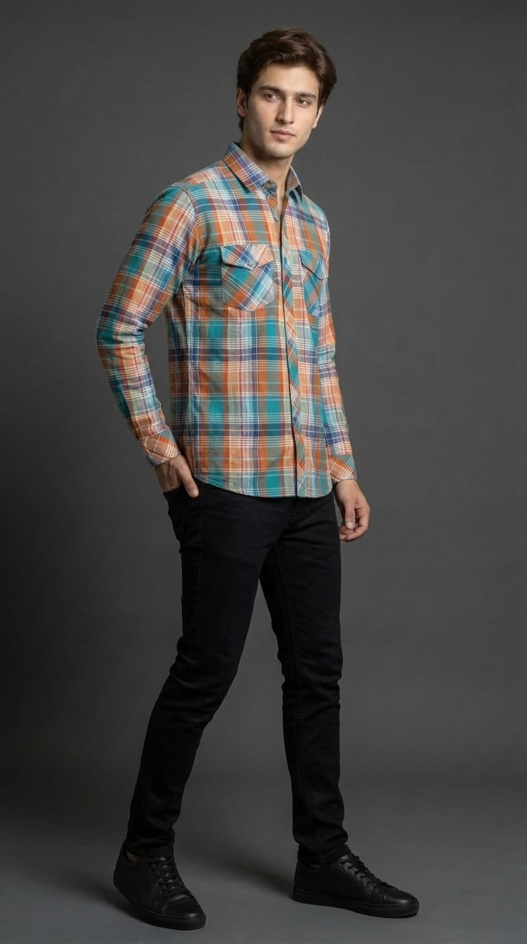 Multi Check Casual Shirt