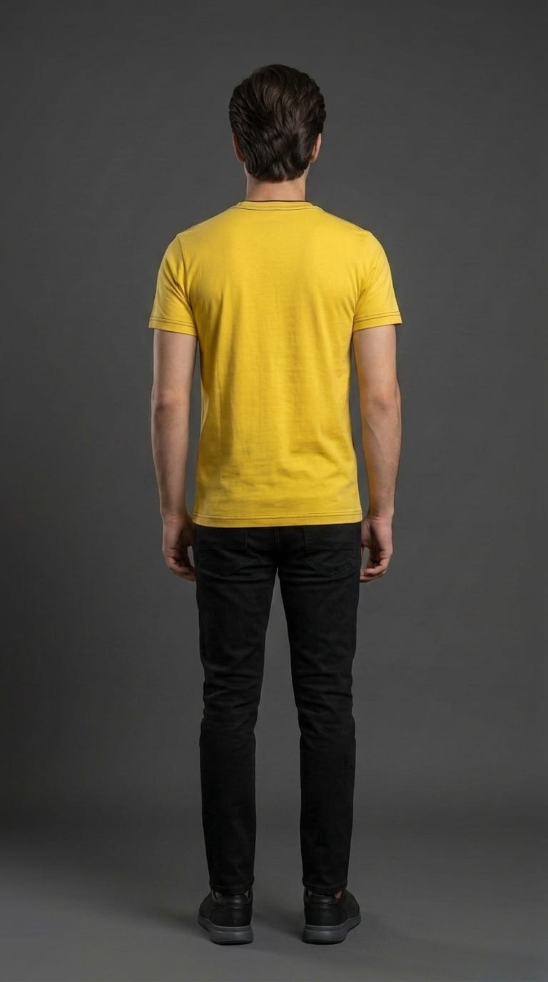 Yellow Cheetah Print Tee
