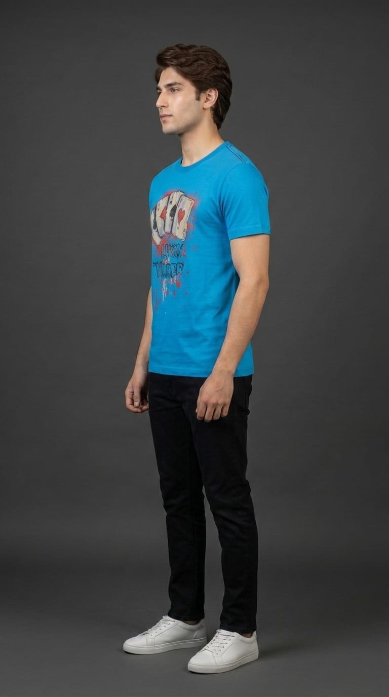 Lucky Winner Tee Blue