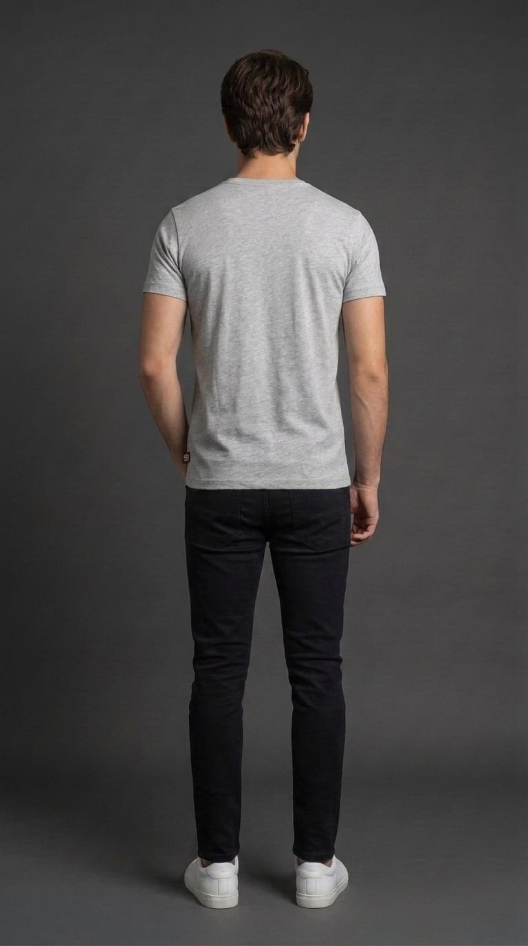 Grey Bullet Graphic Tee