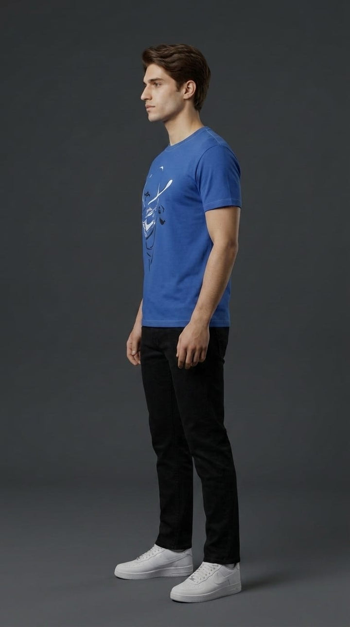 Blue Graphic T-Shirt