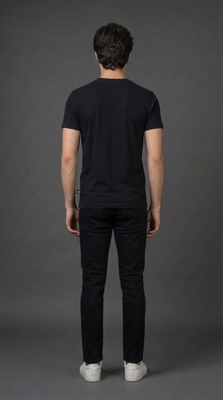 Black Cheetah Print Tee