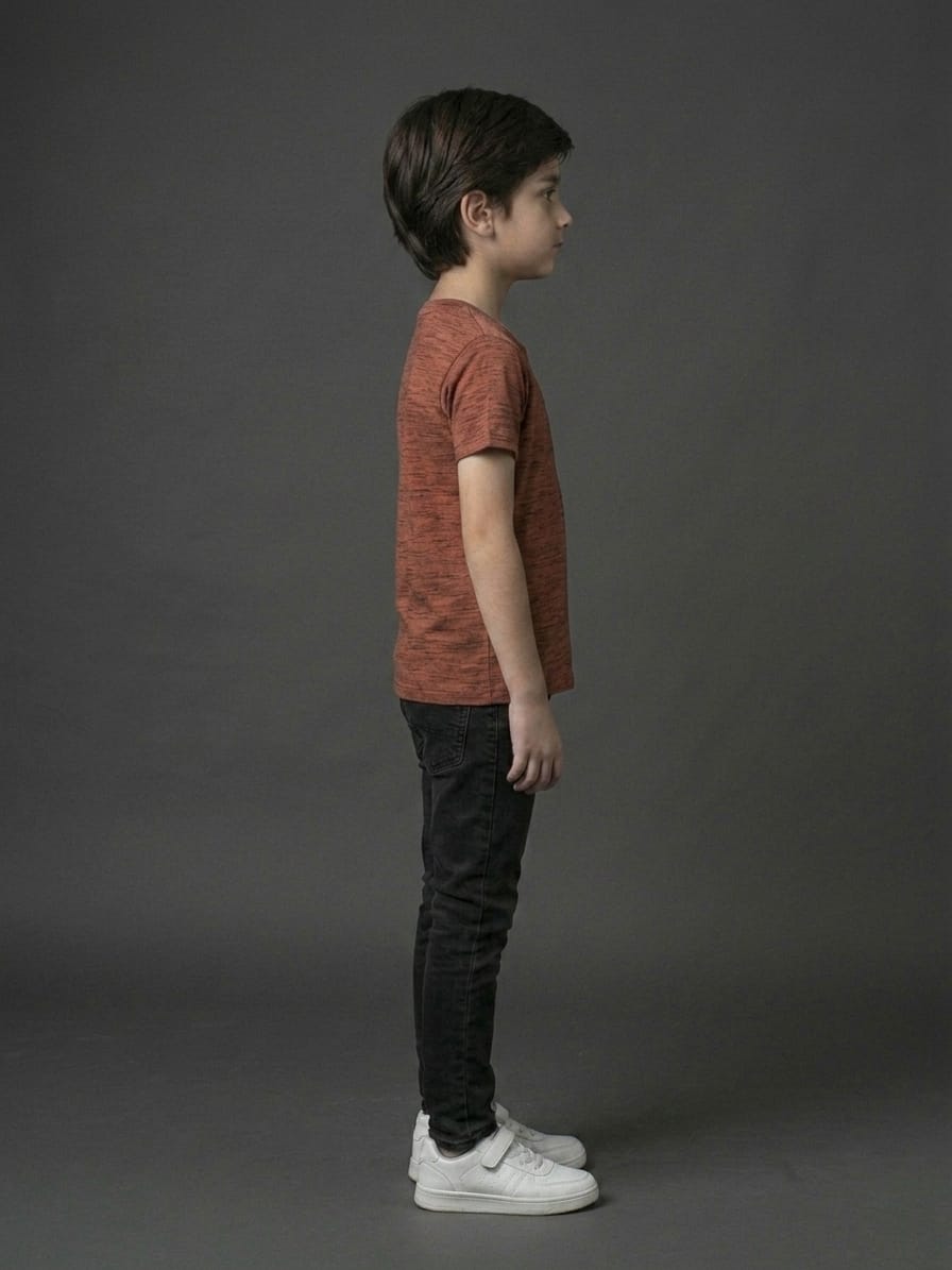 Boys Rust Brown Bicycle Graphic Tee