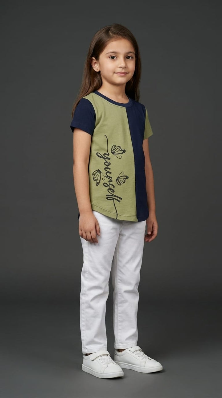 Girls Butterfly Graphic Tee