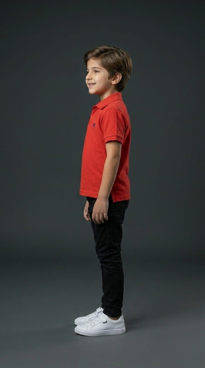 Boys Red Polo Shirt