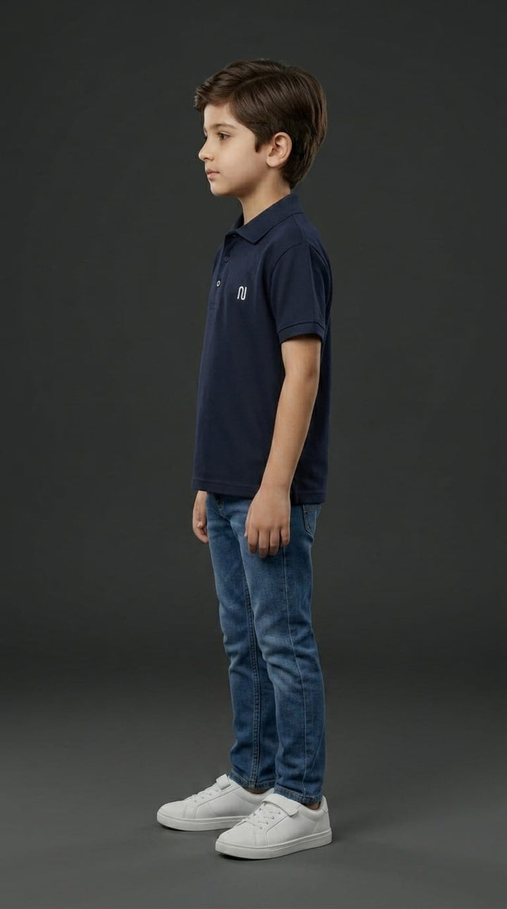 Boys Navy Polo Shirt