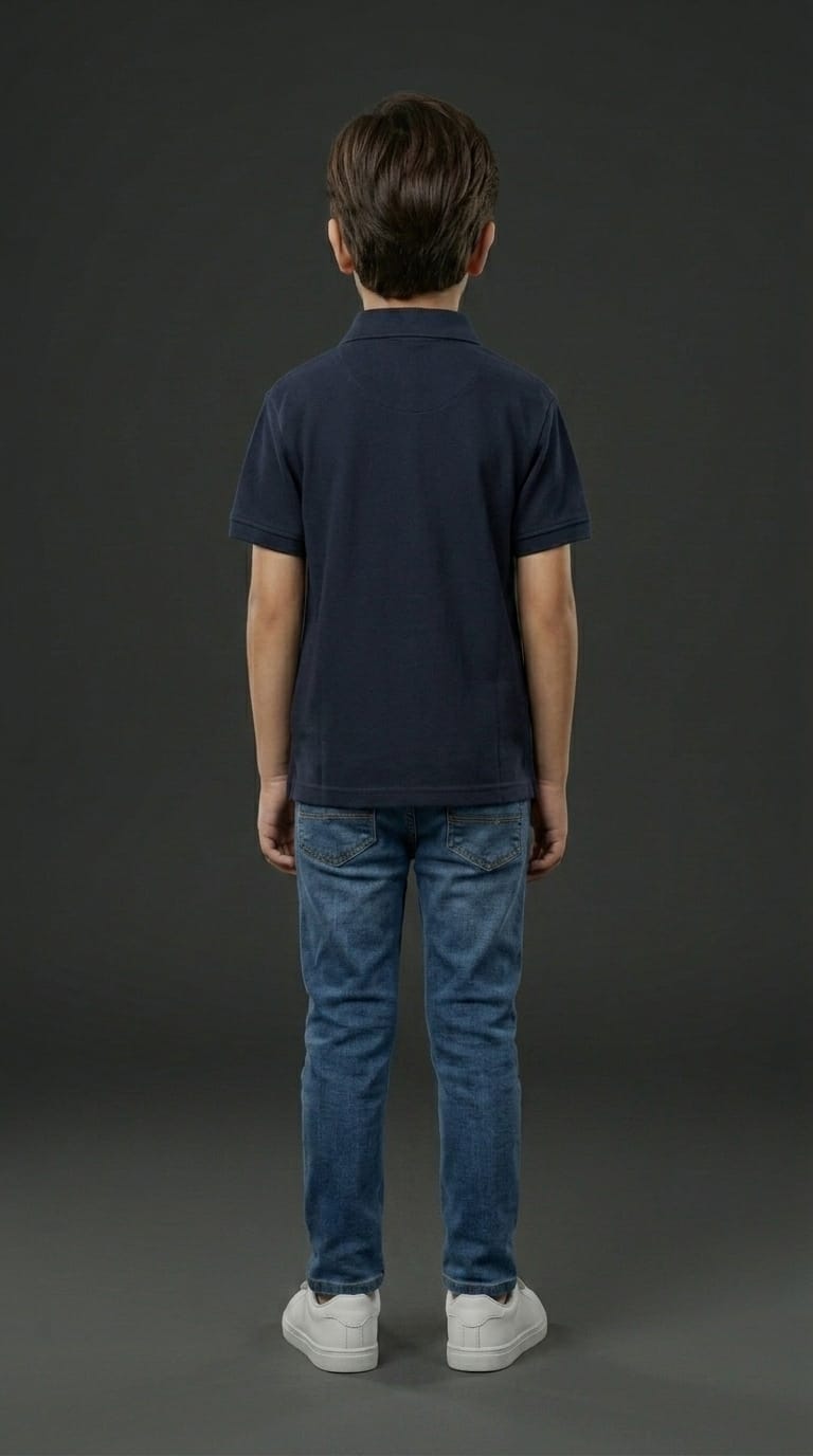 Boys Navy Polo Shirt