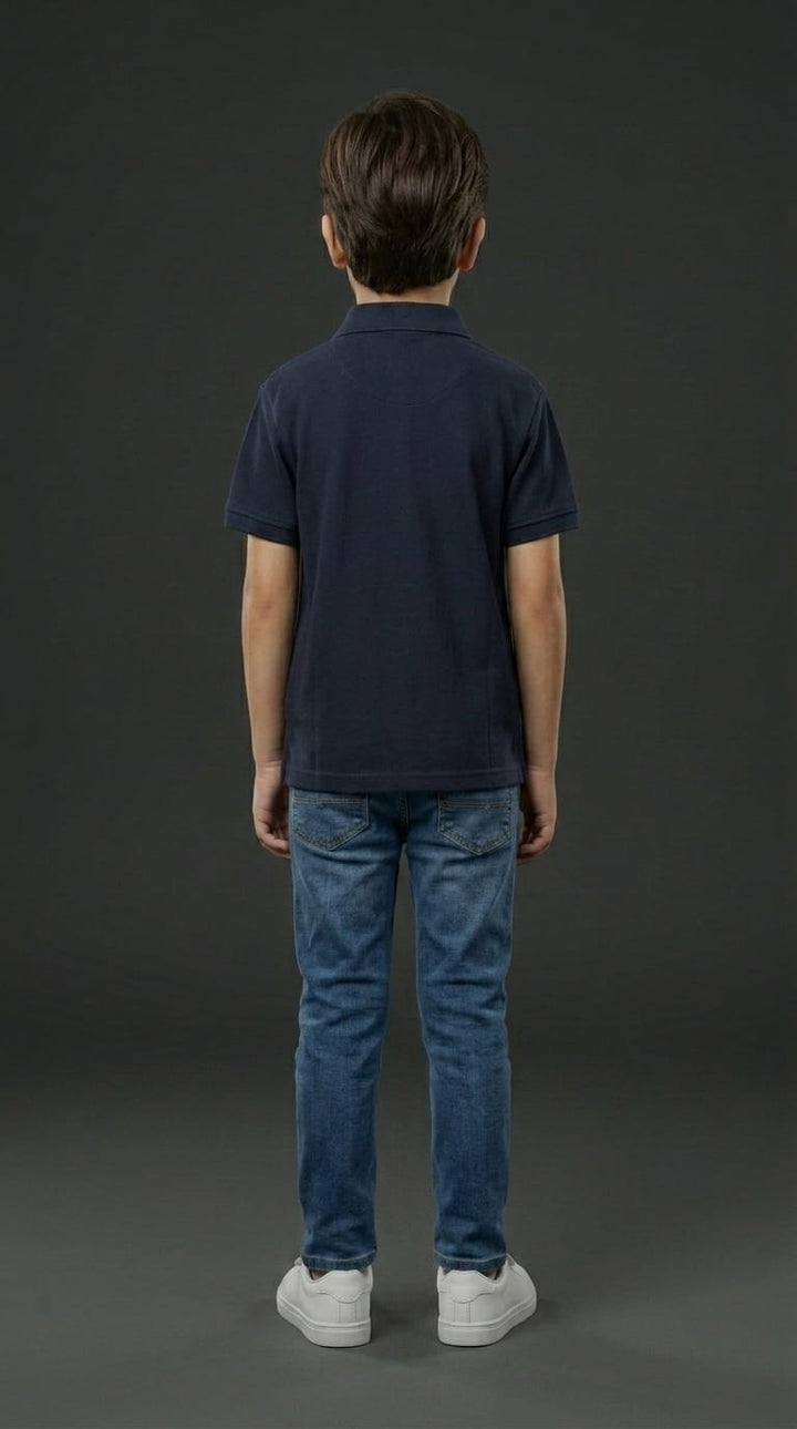 Boys Navy Polo Shirt