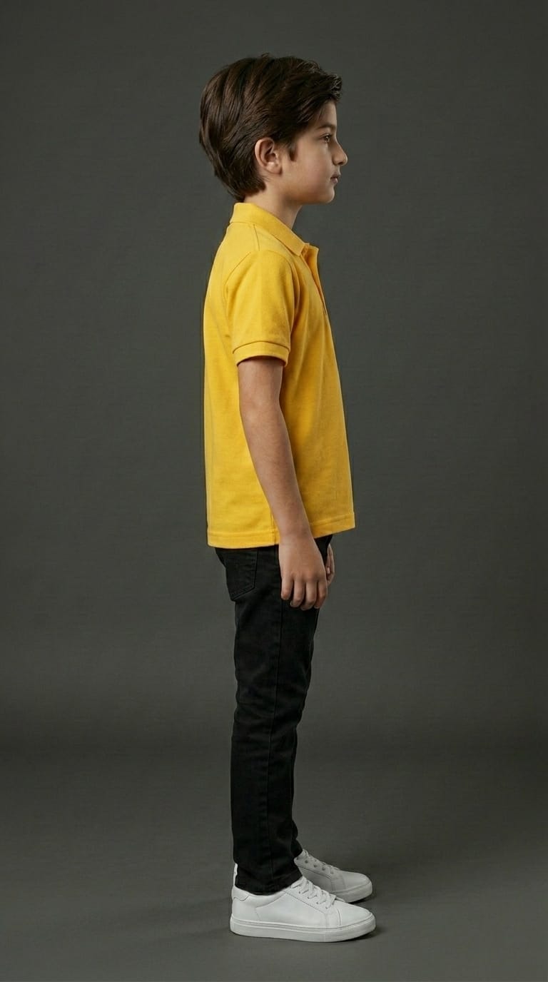 Boys Yellow Polo Shirt