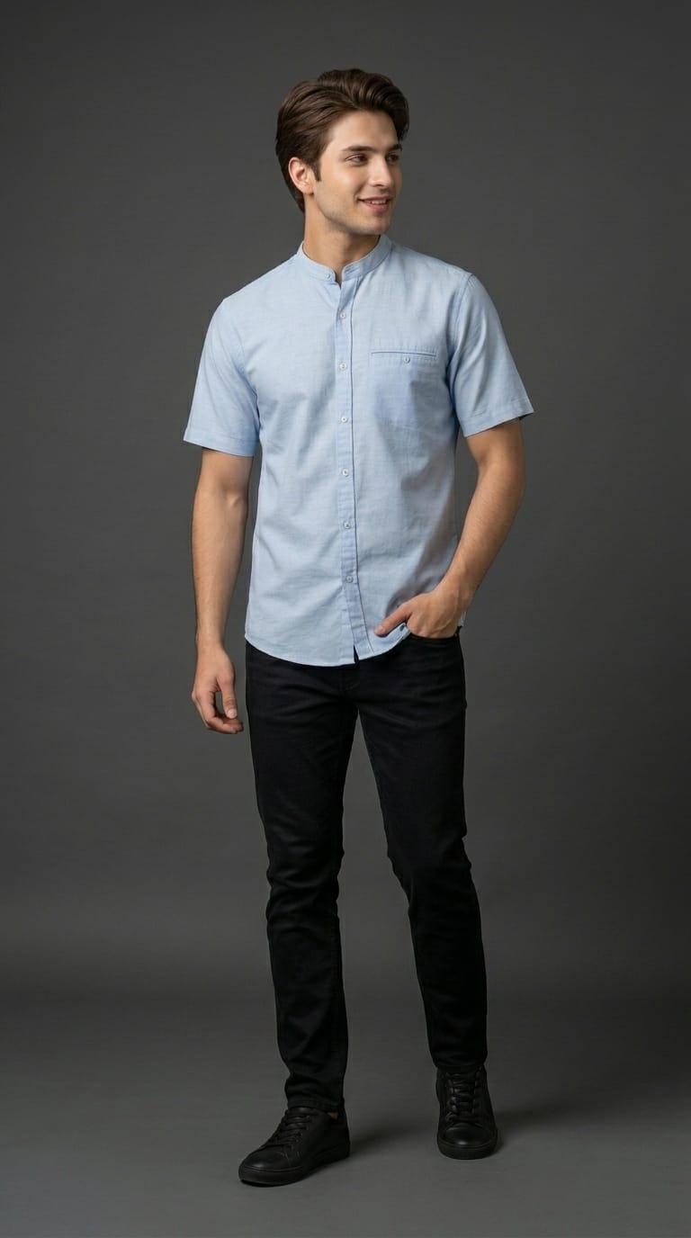 Sky Blue Casual Shirt
