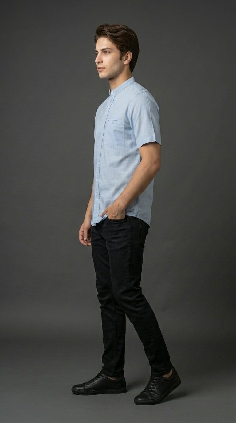 Sky Blue Casual Shirt