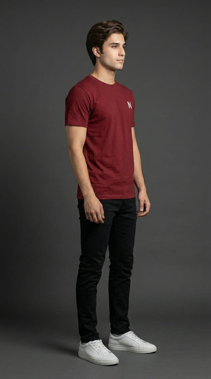 Maroon Logo Tee