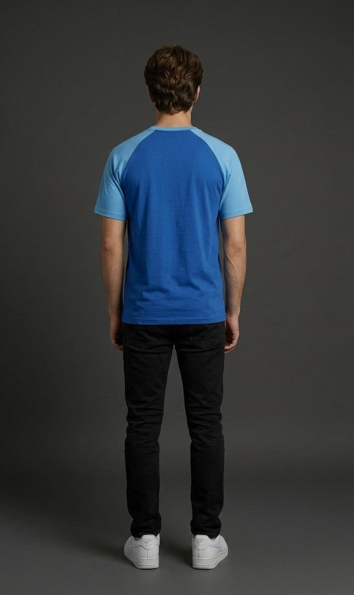 Blue Contrast Tee
