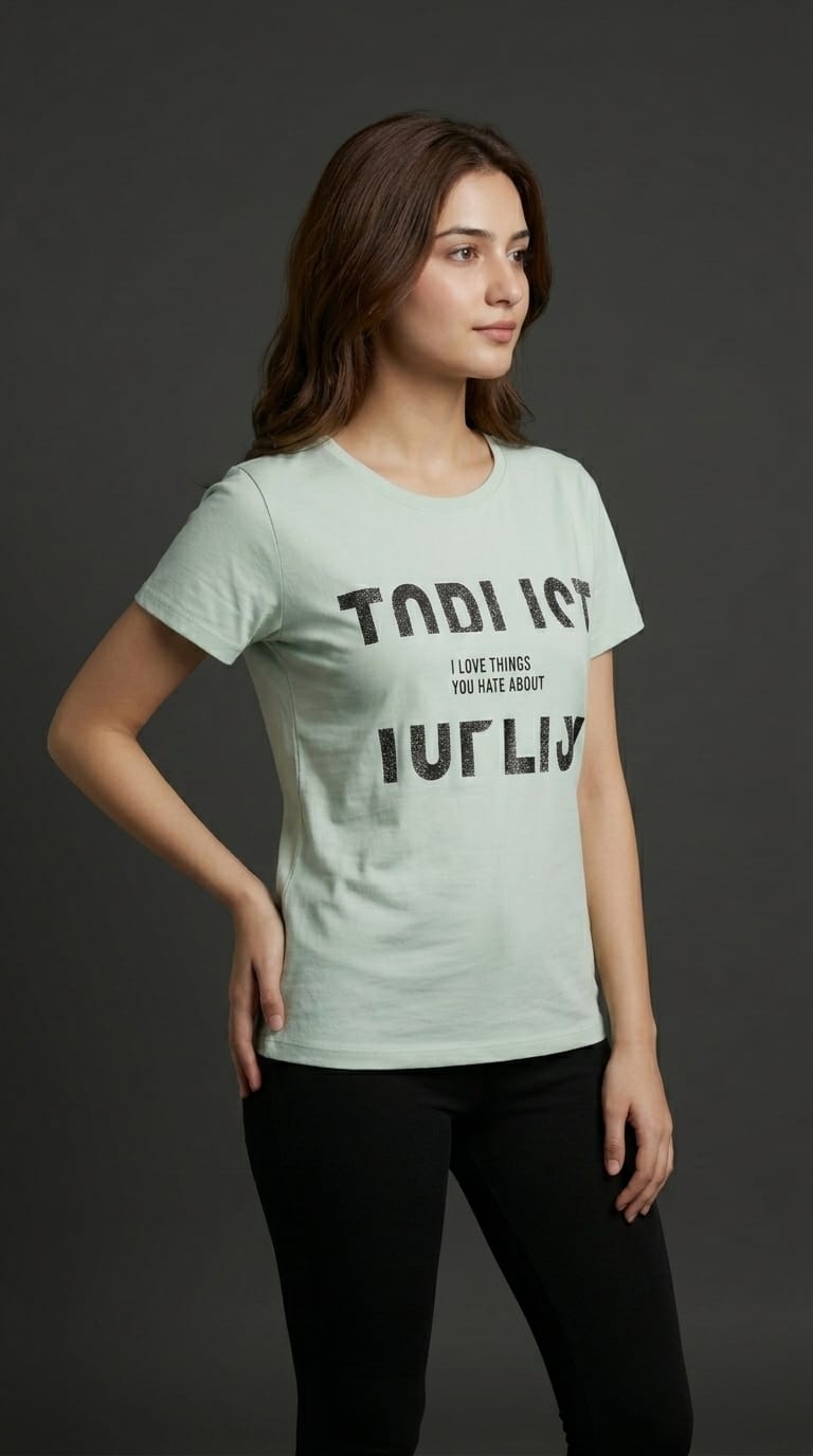 Women Top List Graphic Tee