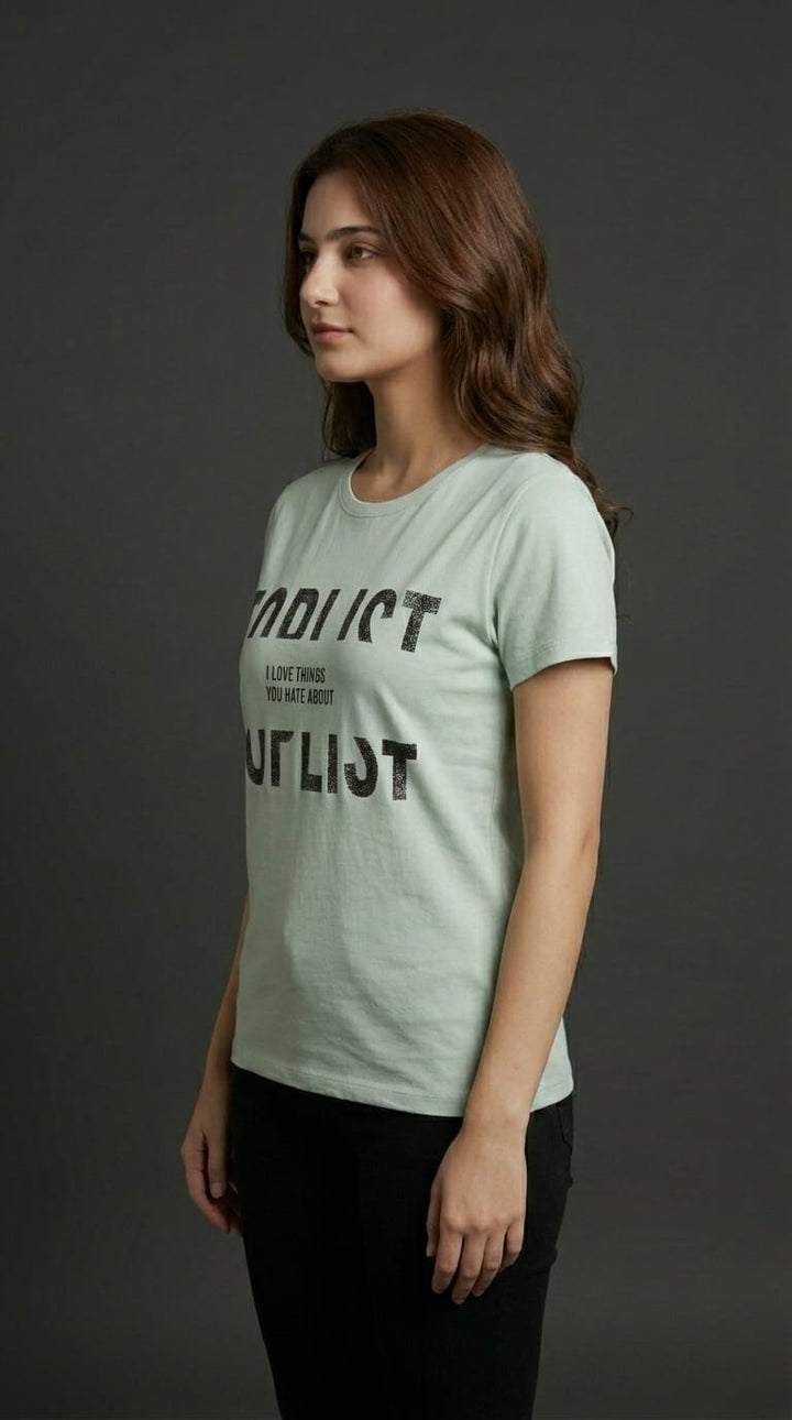 Women Top List Graphic Tee