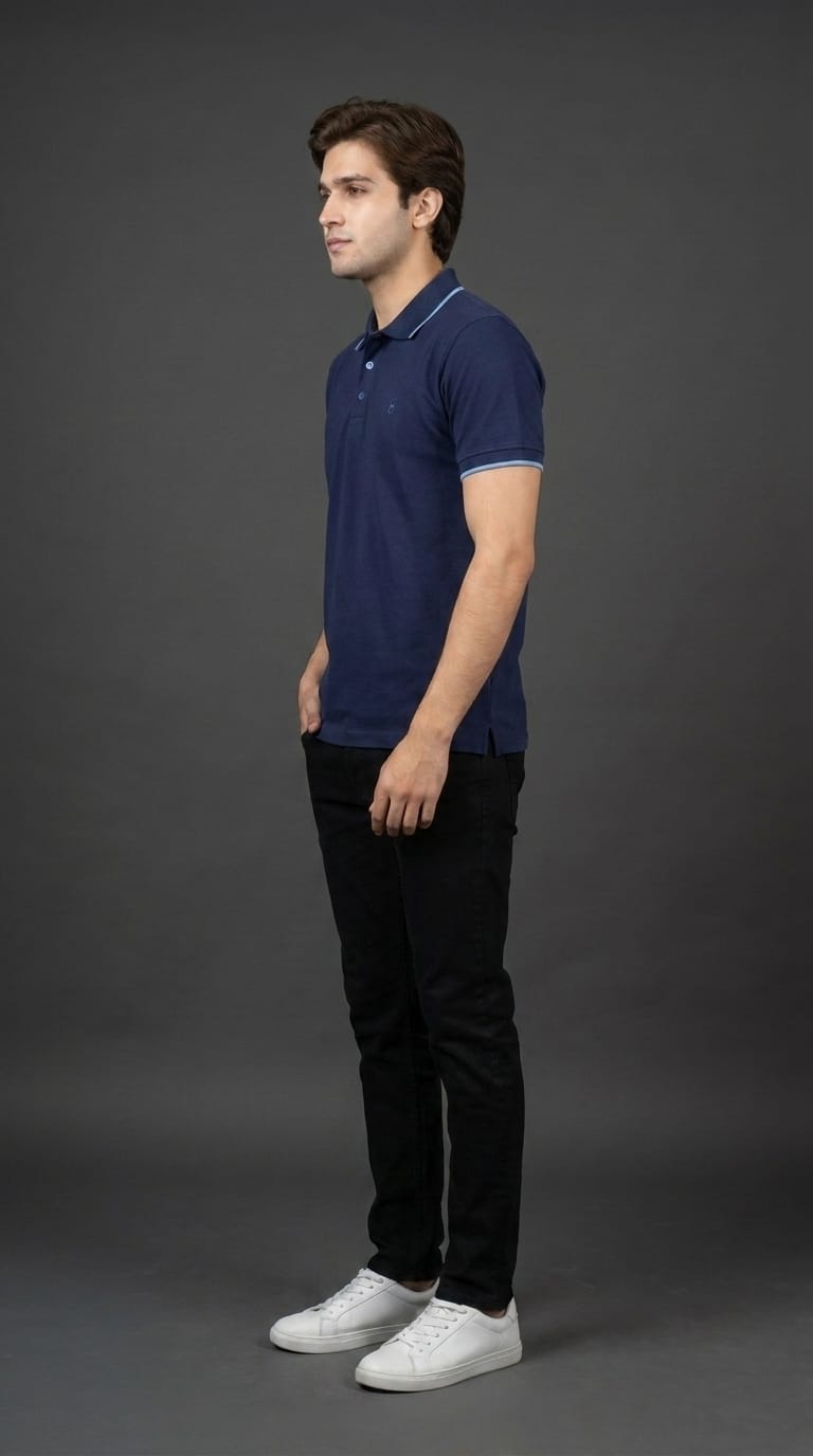 Classic Navy Blue Polo