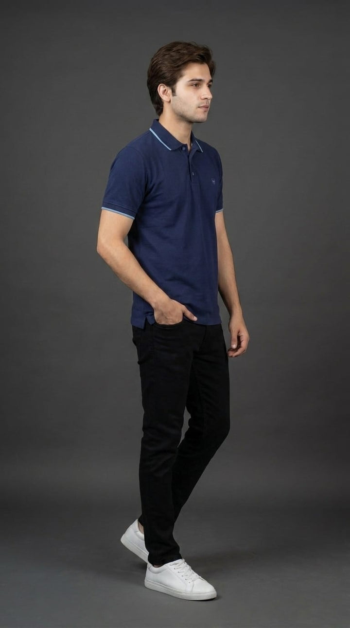 Classic Navy Blue Polo