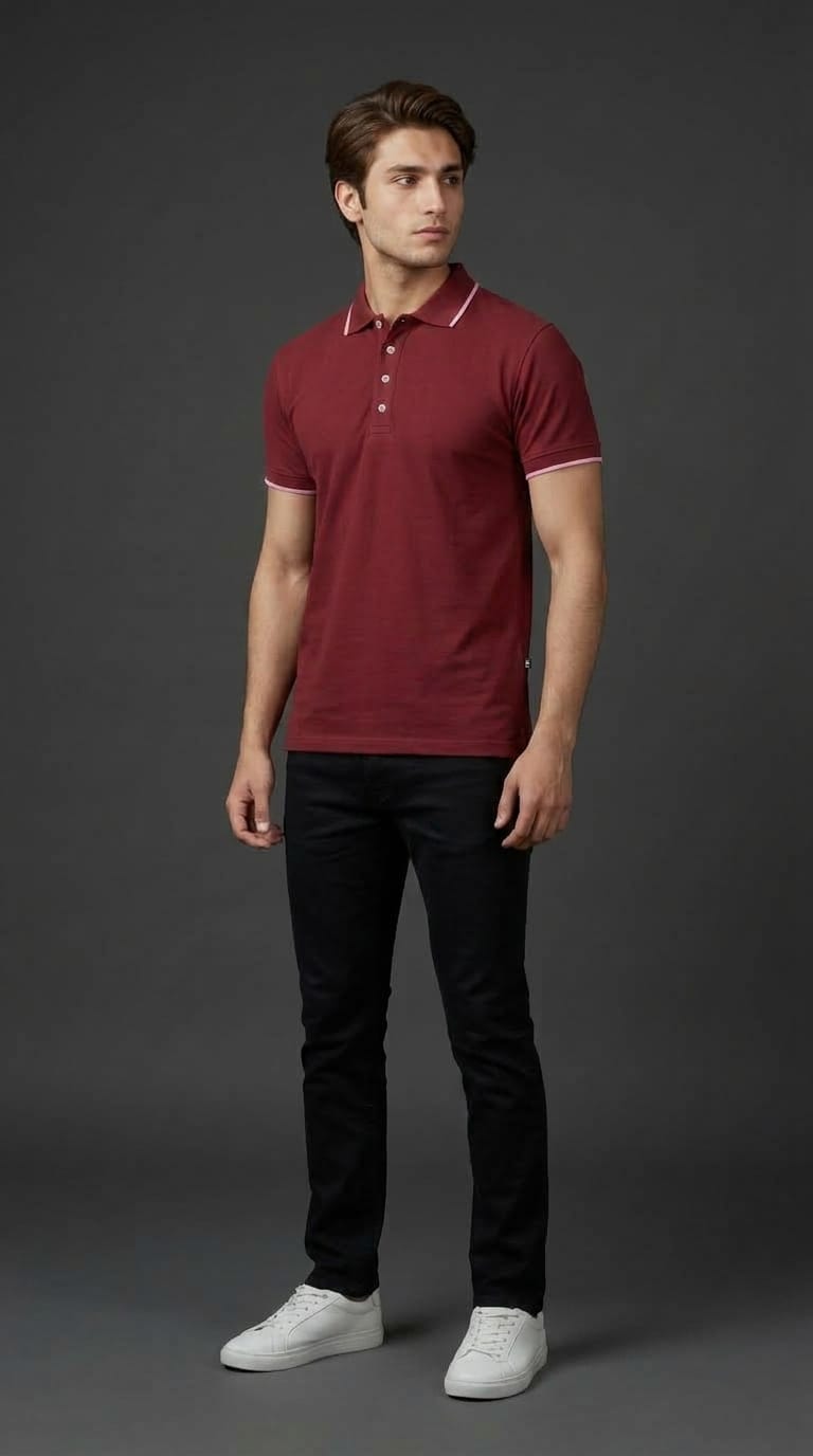 Classic Maroon Polo