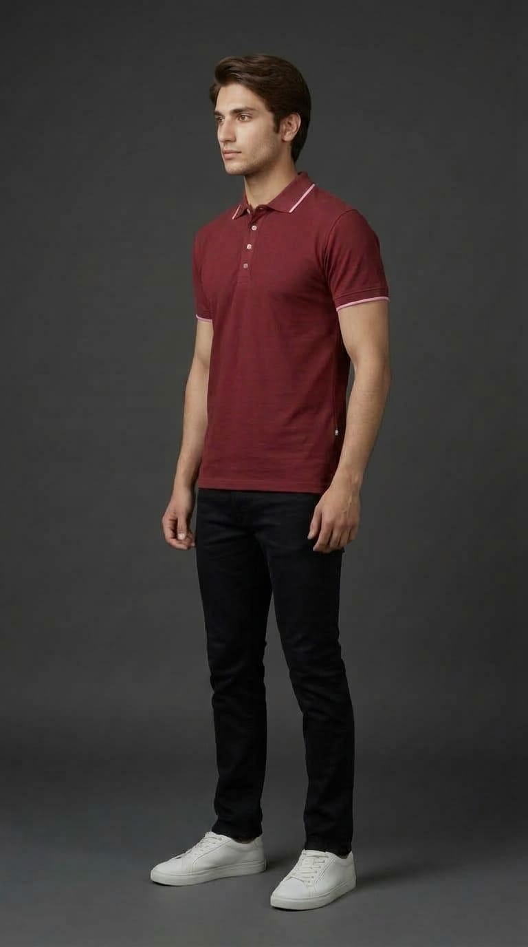 Classic Maroon Polo
