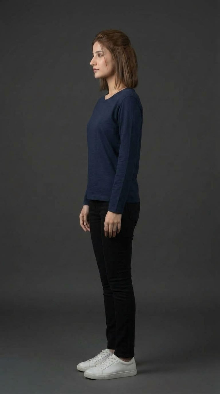 Navy Blue Full Sleeve Tee