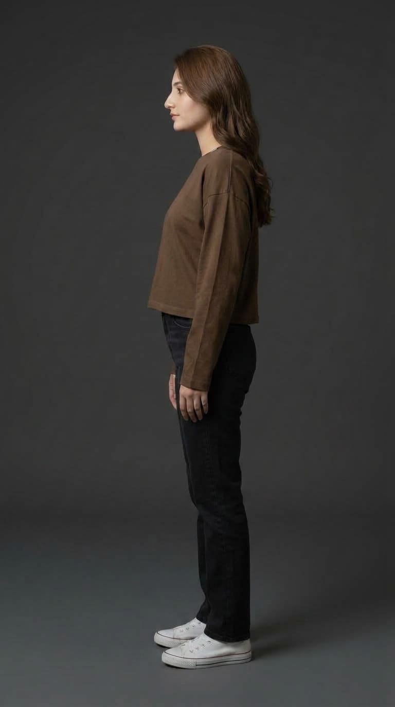 Choco Brown Cropped Top