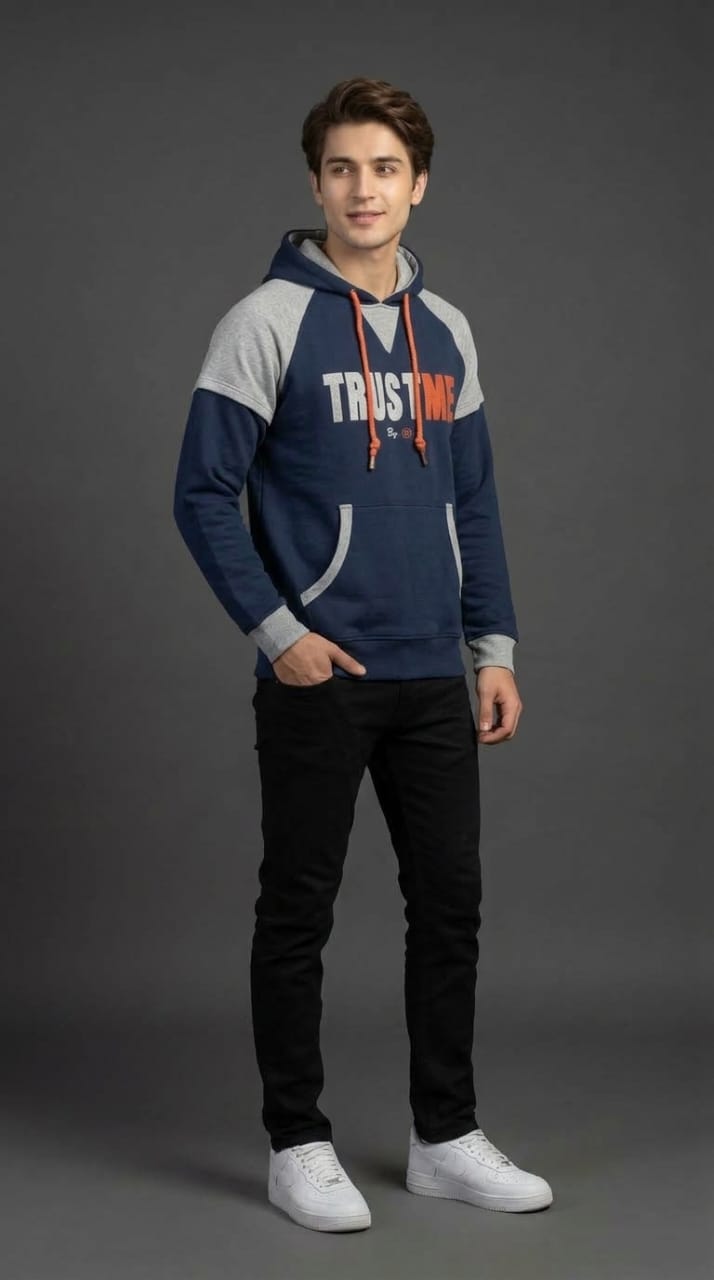 Trust Me Hoodie Navy