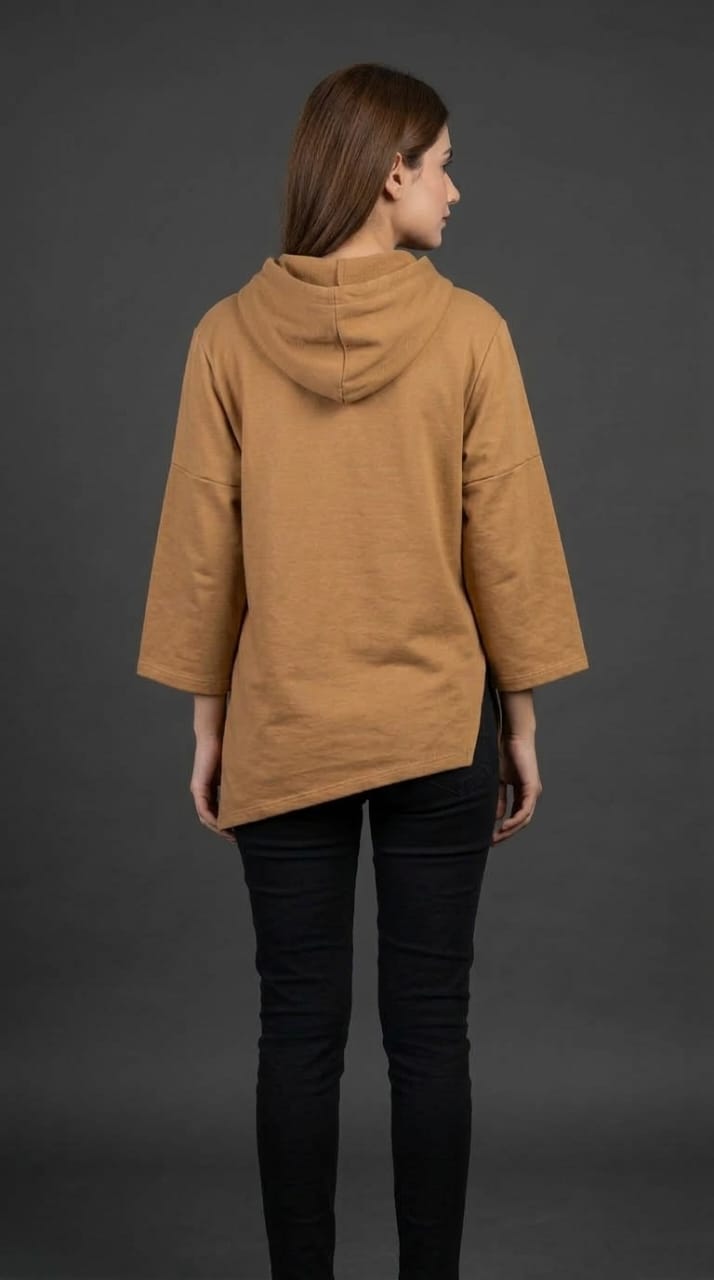 Women’s Camel Oversized Hoodie