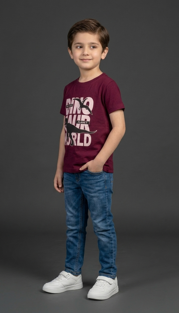 Boys Dinosaur World Tee