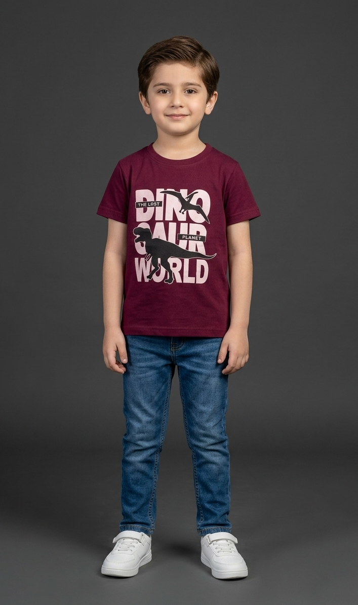Boys Dinosaur World Tee