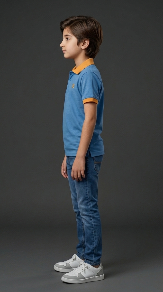 Boys Light Blue Polo