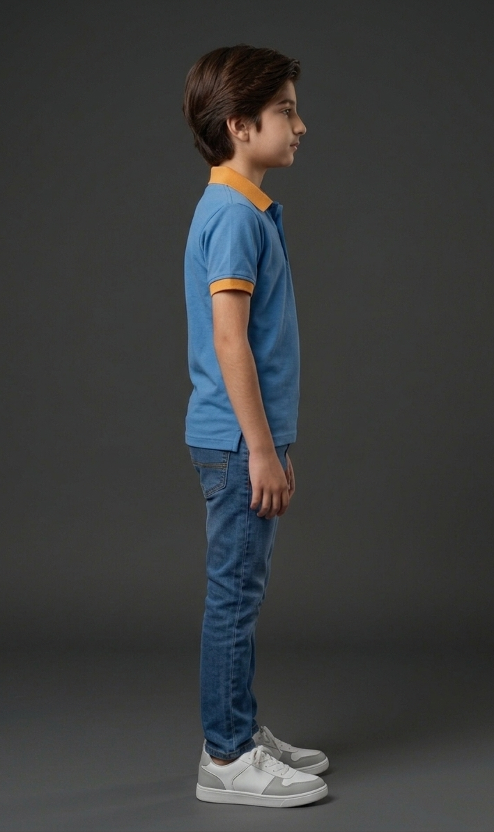 Boys Light Blue Polo