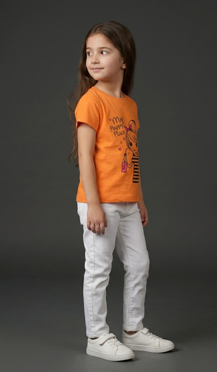 Girls My Happy Place Tee