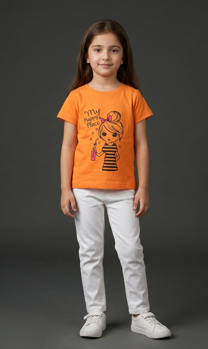 Girls My Happy Place Tee